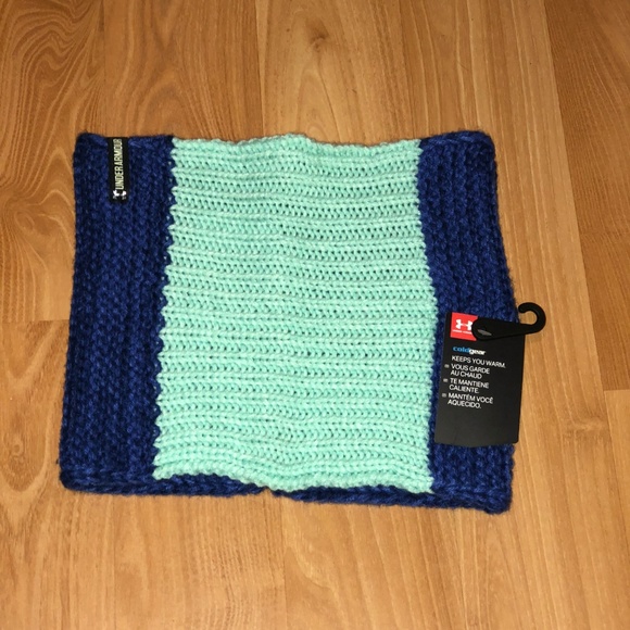 UNDER ARMOUR COLDGEAR Girls Knit Neck Gaiter Scarf - Picture 5 of 6